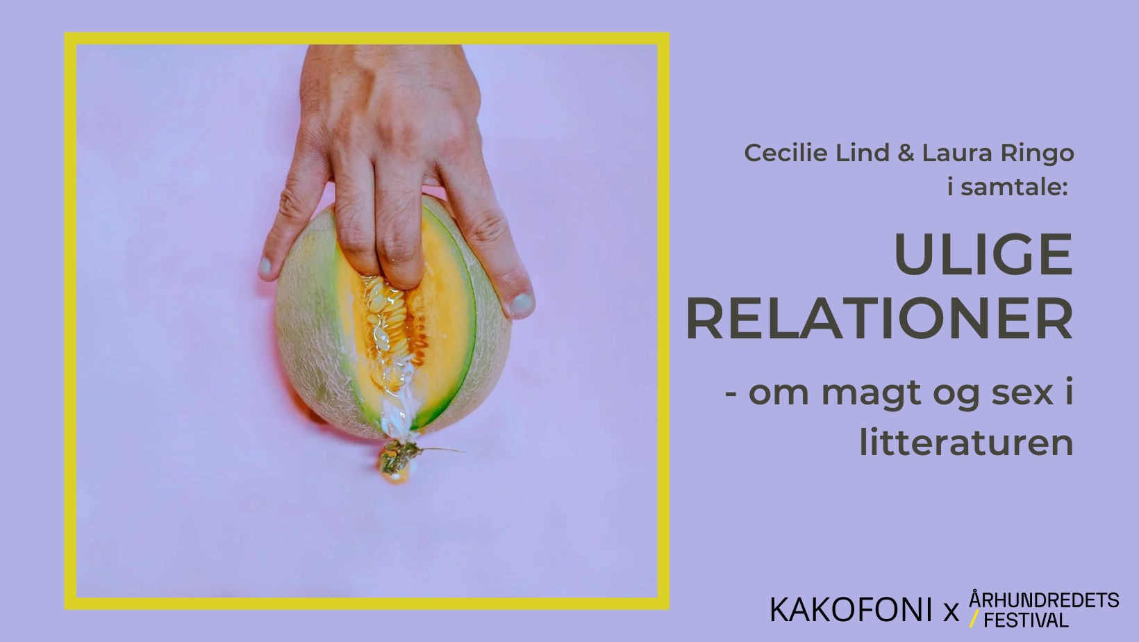 Ulige relationer i litteraturen - ved Laura Ringo og Cecilie Lind
